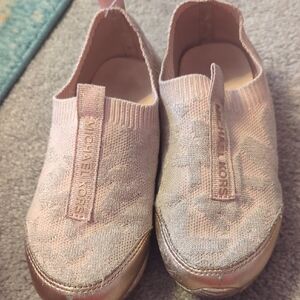Michael Kors Kids Pink Slip-On Shoes 12